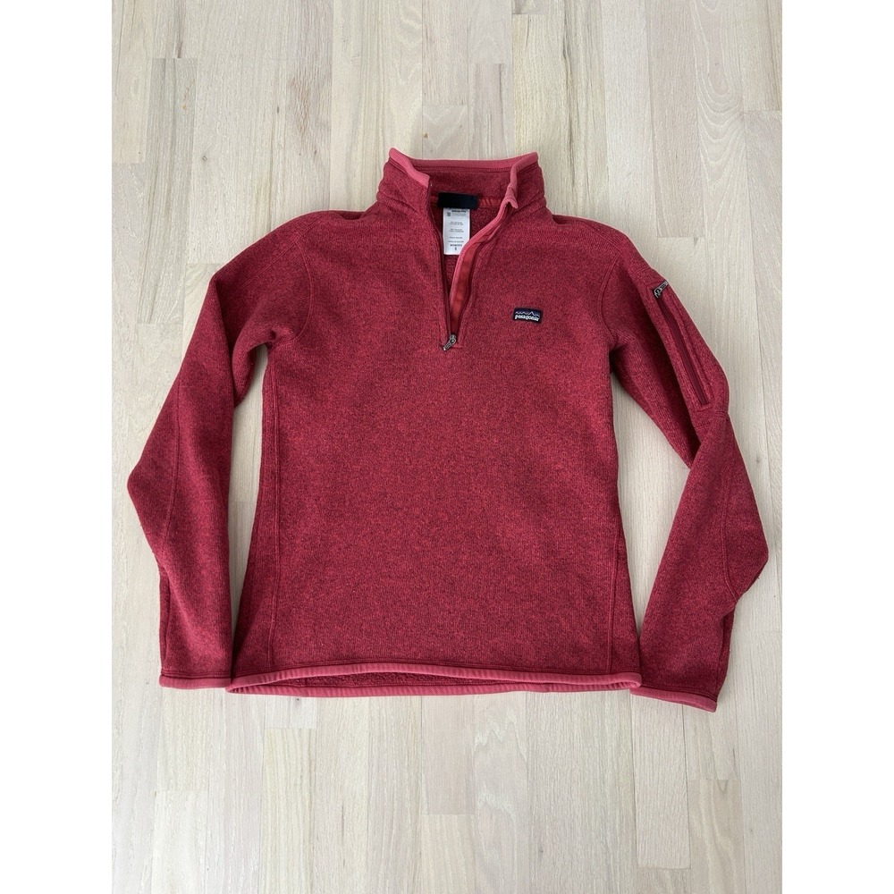 PATAGONIA Red 1/4 Zip Polyester Regulator R2 Sweater Jacket Small Gorpcore